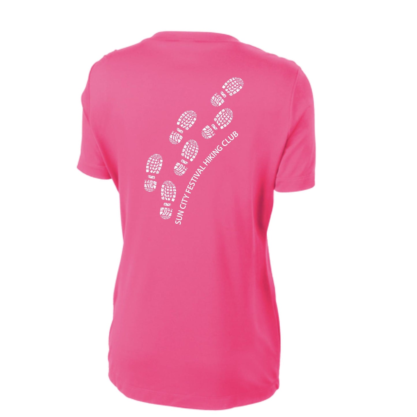 Sun City Festival Hiking Club | Women’s Short Sleeve Crewneck Hiking Performance T-Shirts | 100% Polyester