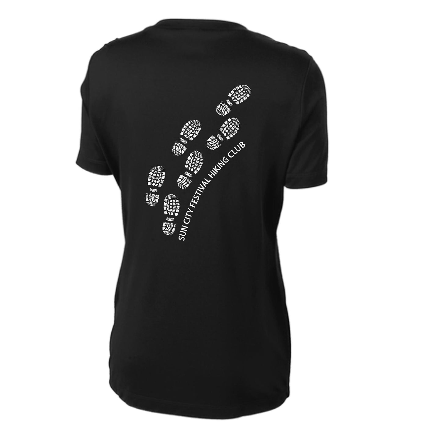 Sun City Festival Hiking Club | Women’s Short Sleeve Crewneck Hiking Performance T-Shirts | 100% Polyester