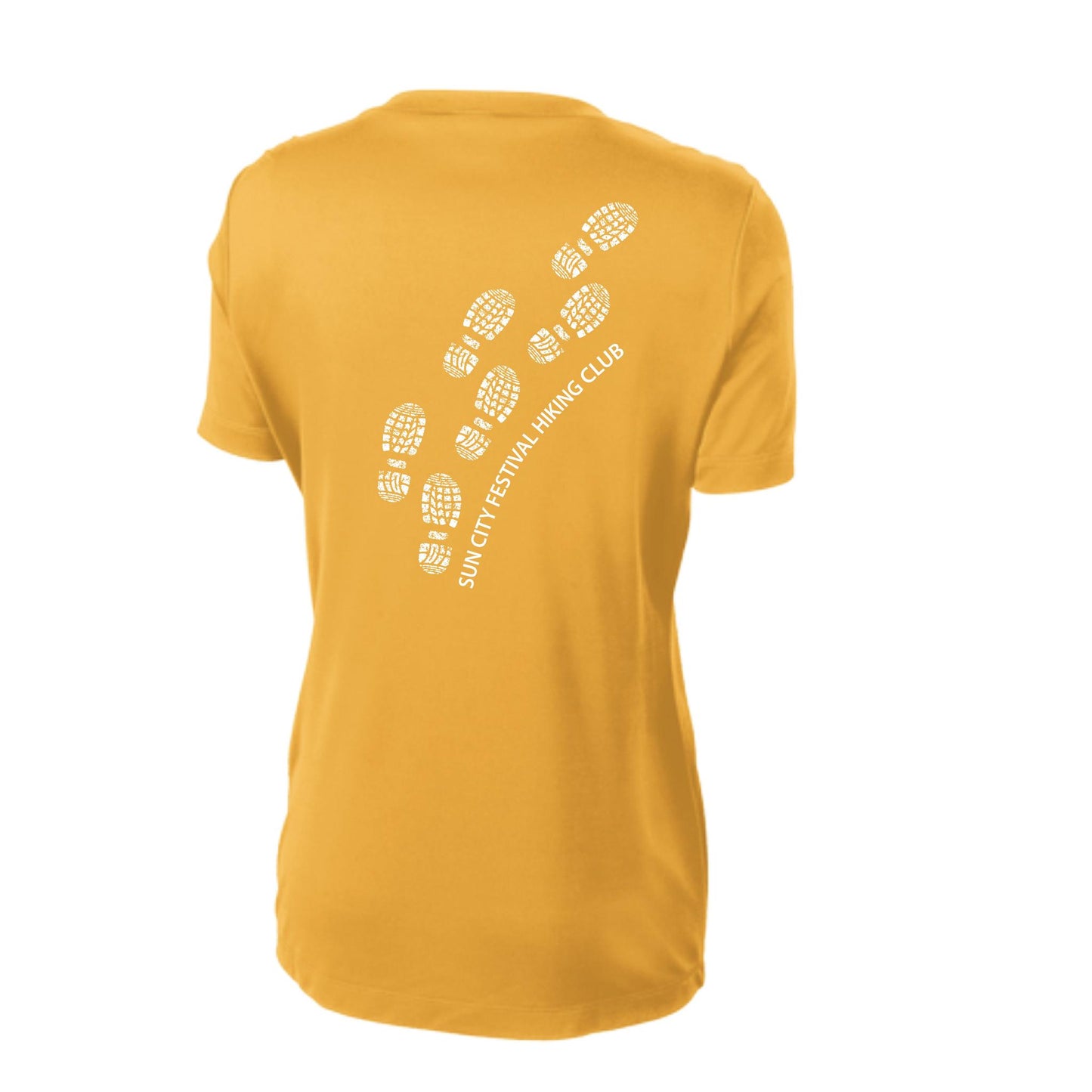 Sun City Festival Hiking Club | Women’s Short Sleeve Crewneck Hiking Performance T-Shirts | 100% Polyester
