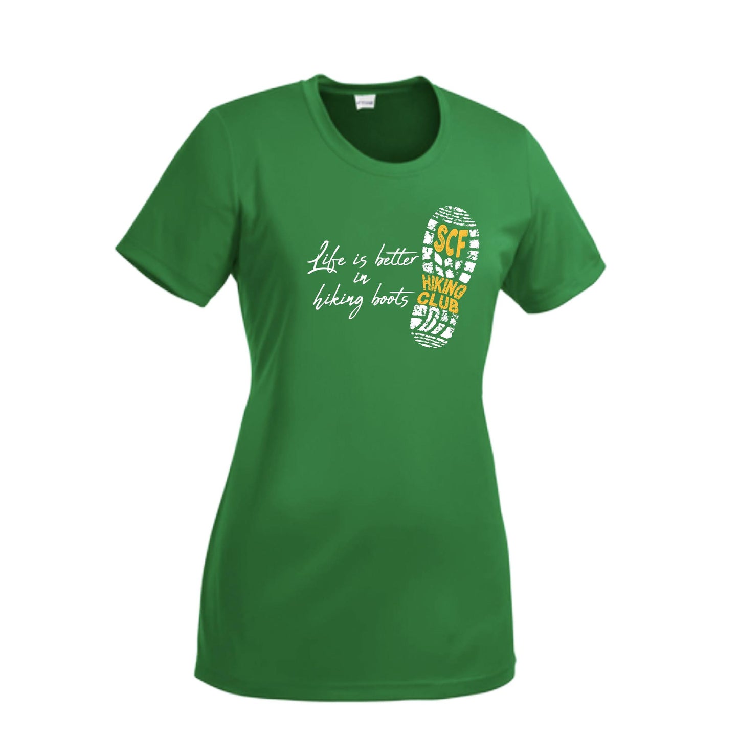 Sun City Festival Hiking Club | Women’s Short Sleeve Crewneck Hiking Performance T-Shirts | 100% Polyester
