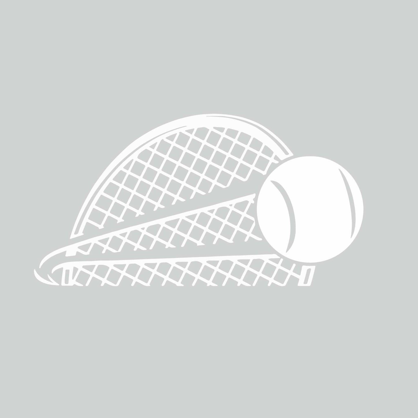 Tennis Half Racquet | Men's Sleeveless Athletic Tennis Performance T-Shirt | 100% Polyester