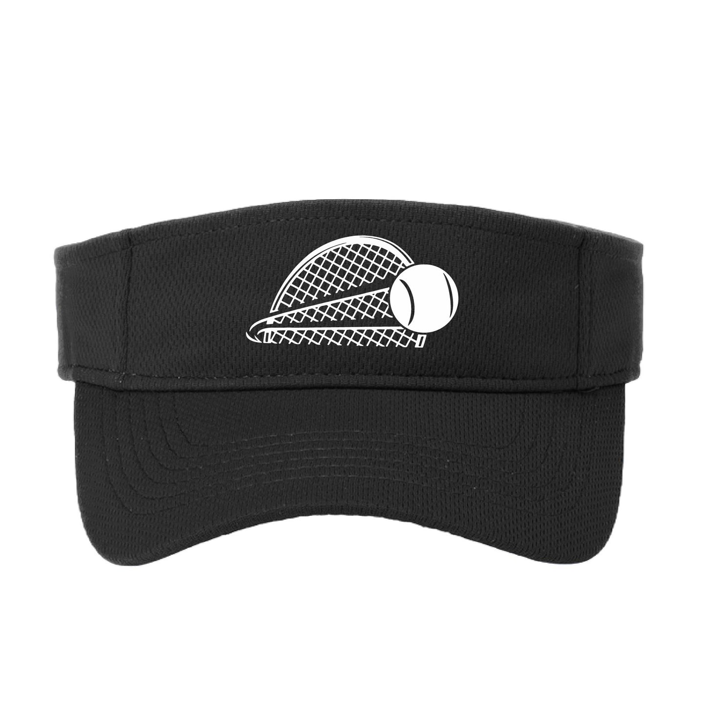 Half Racquet | Tennis Visors | Moisture Wicking 100% Polyester