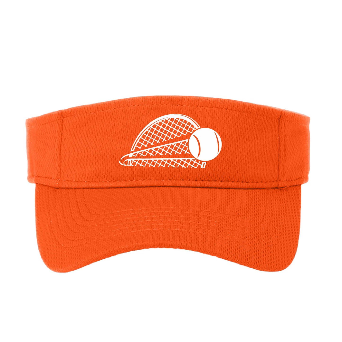 Half Racquet | Tennis Visors | Moisture Wicking 100% Polyester