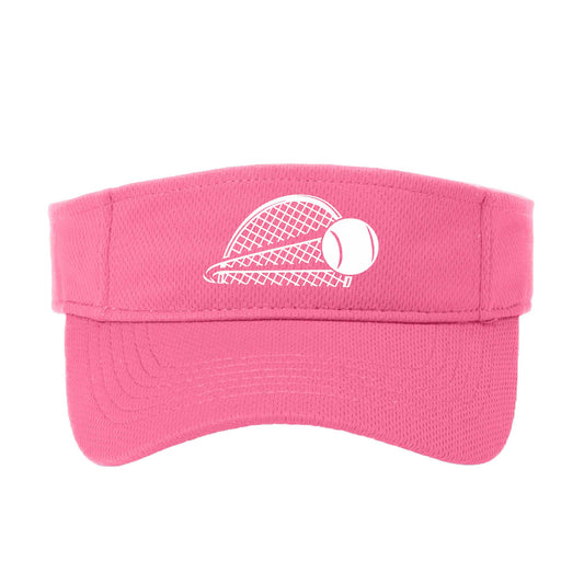 Half Racquet | Tennis Visors | Moisture Wicking 100% Polyester