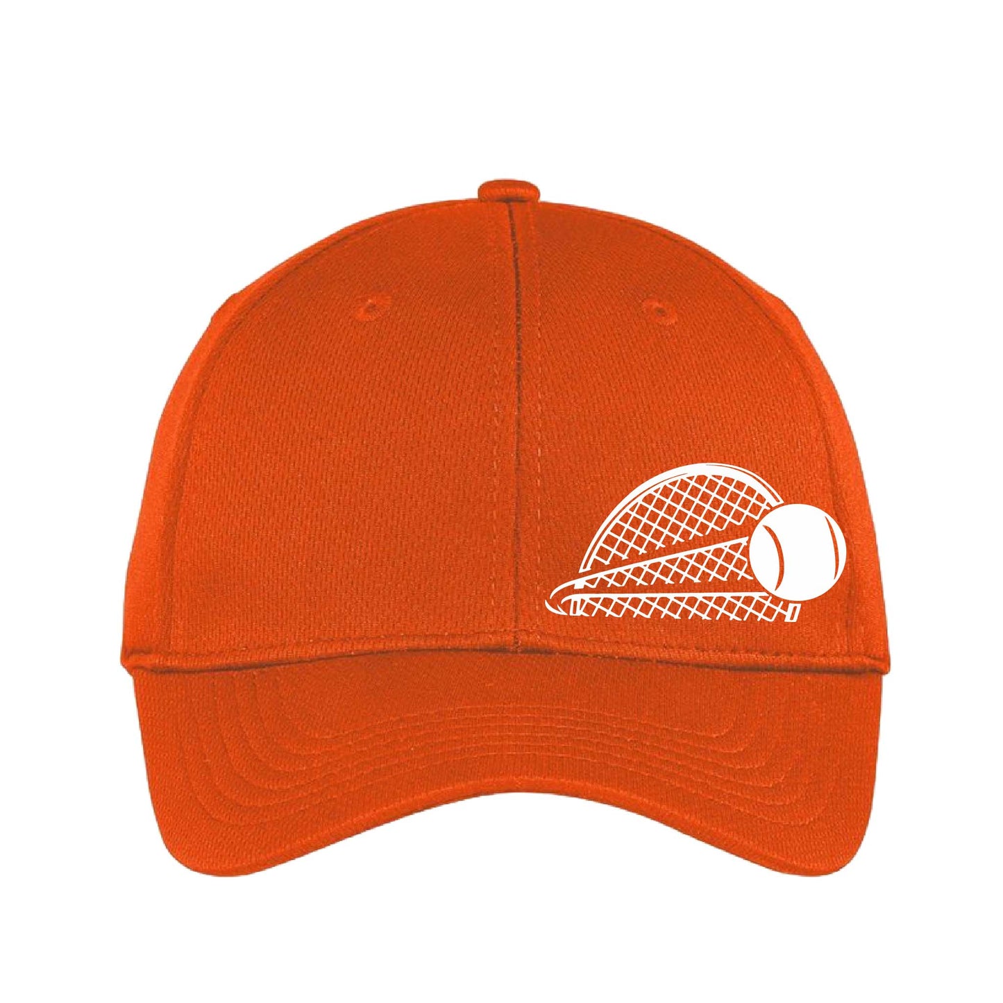 Half Racquet | Tennis Hat | Moisture-Wicking 100% Polyester