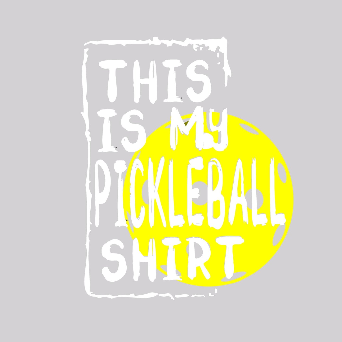 This Is My Pickleball Shirt | Women's Racerback Pickleball Tank | 100% Polyester