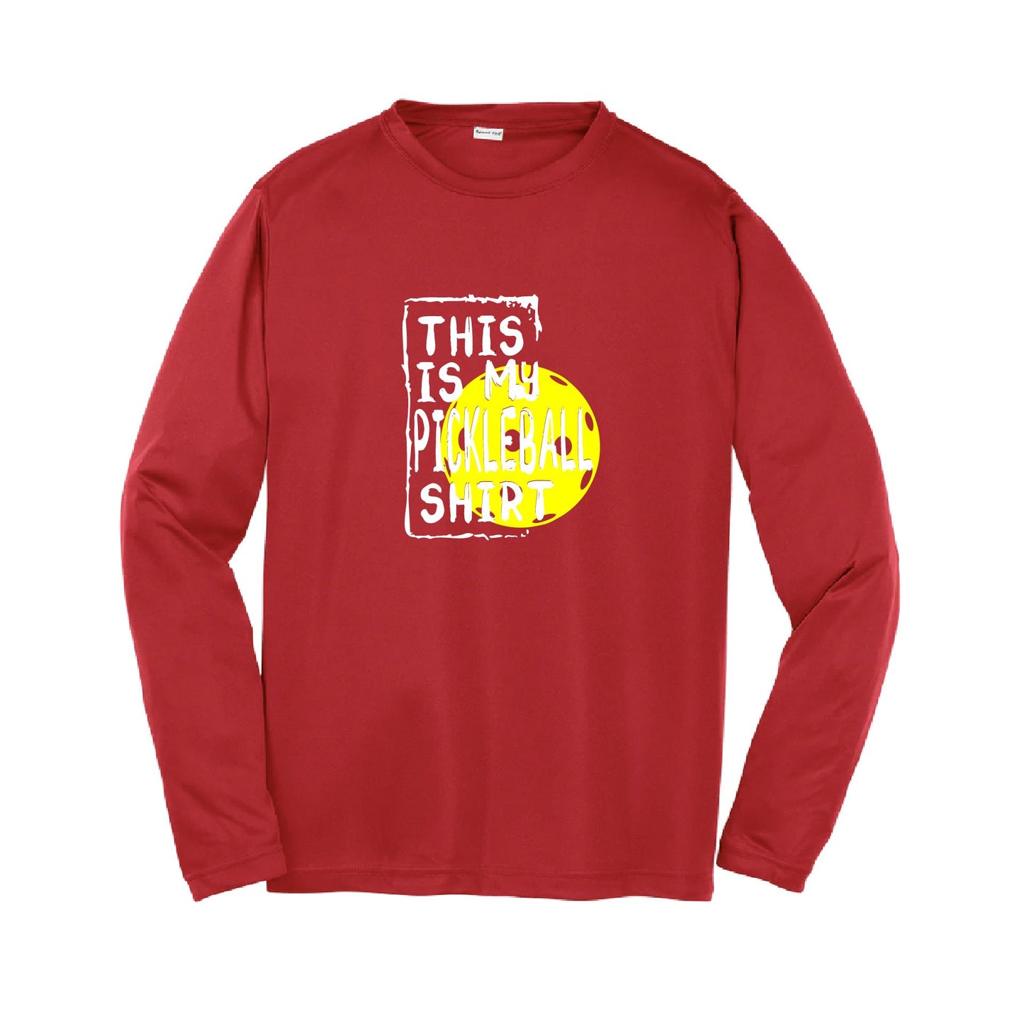 This Is My Pickleball Shirt | Youth Long Sleeve Pickleball Shirts | 100% Polyester
