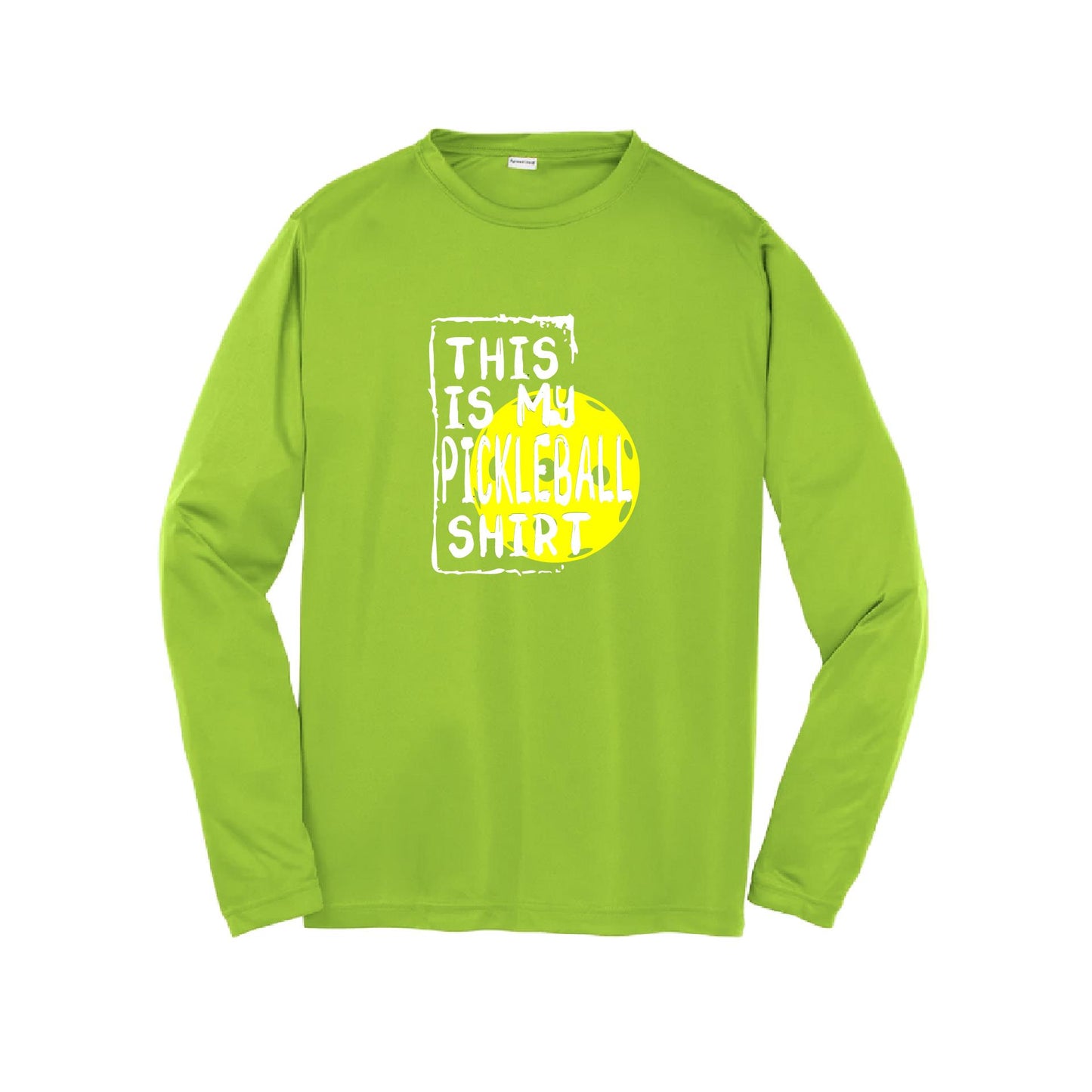 This Is My Pickleball Shirt | Youth Long Sleeve Pickleball Shirts | 100% Polyester