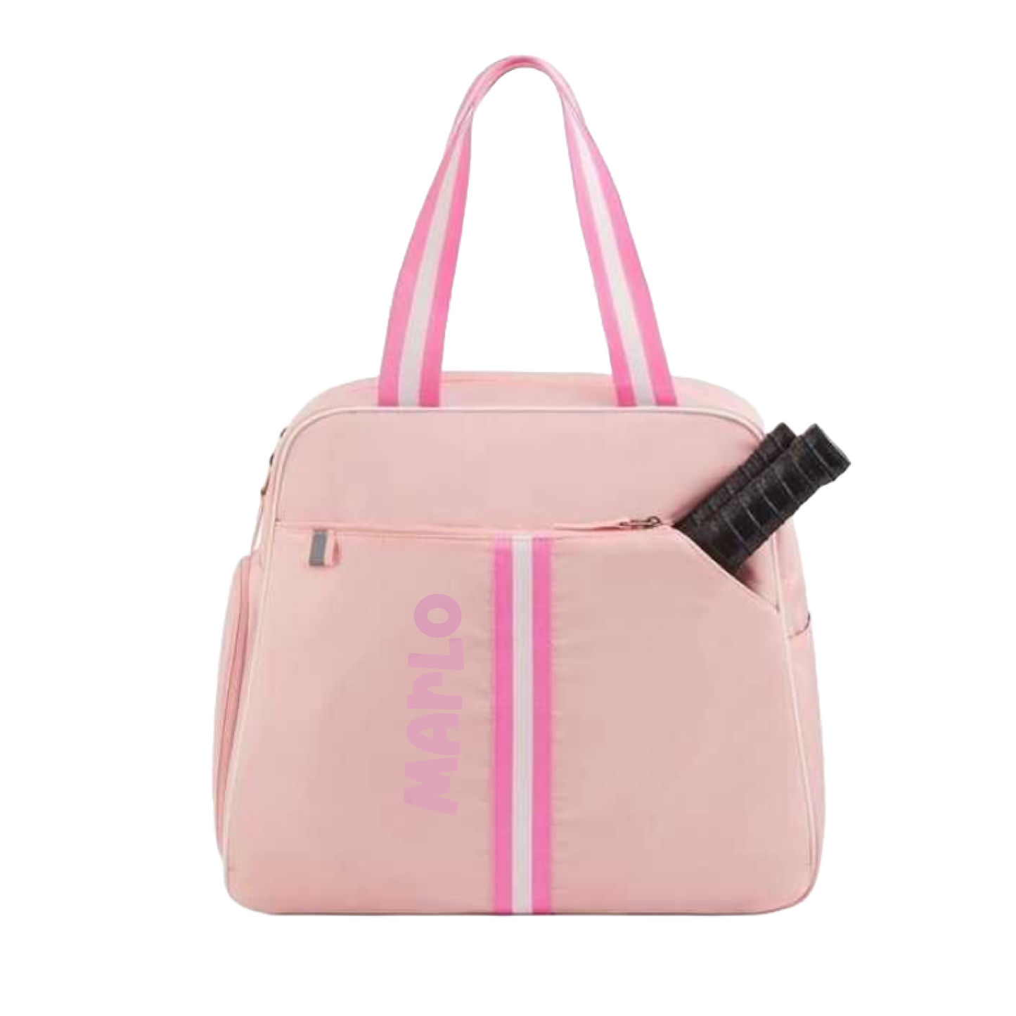 "Timeless" Pink Pickleball Bag (Free Customization) | Pickleball Sports Bag | Medium Size Court Bag