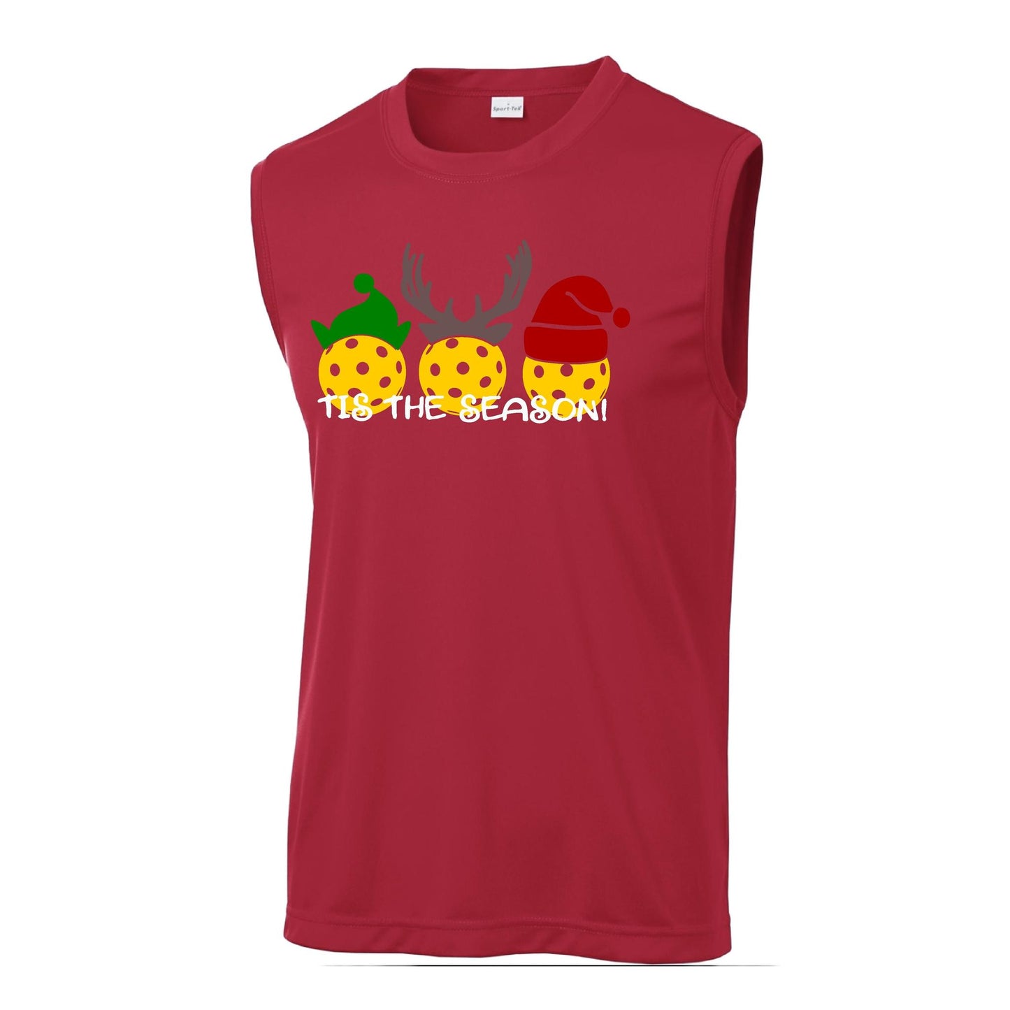 Tis the Season | Men's Sleeveless Athletic Performance T-Shirt | 100% Polyester