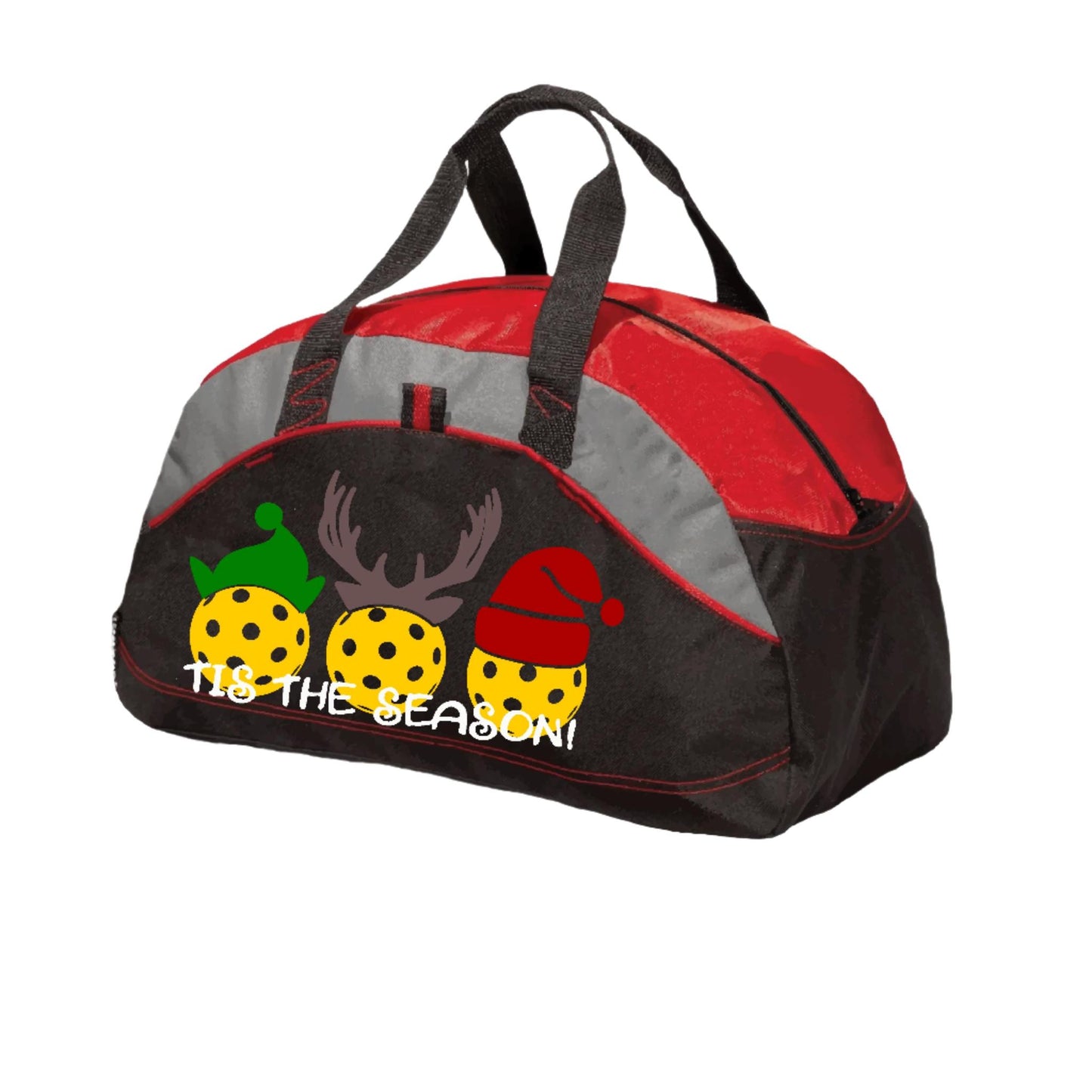Tis the Season | Pickleball Sports Duffel | Medium Size Court Bag