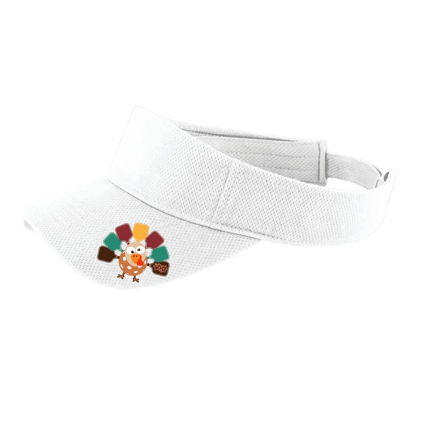 Turkey Pickleball | Pickleball Visors | Moisture Wicking 100% Polyester
