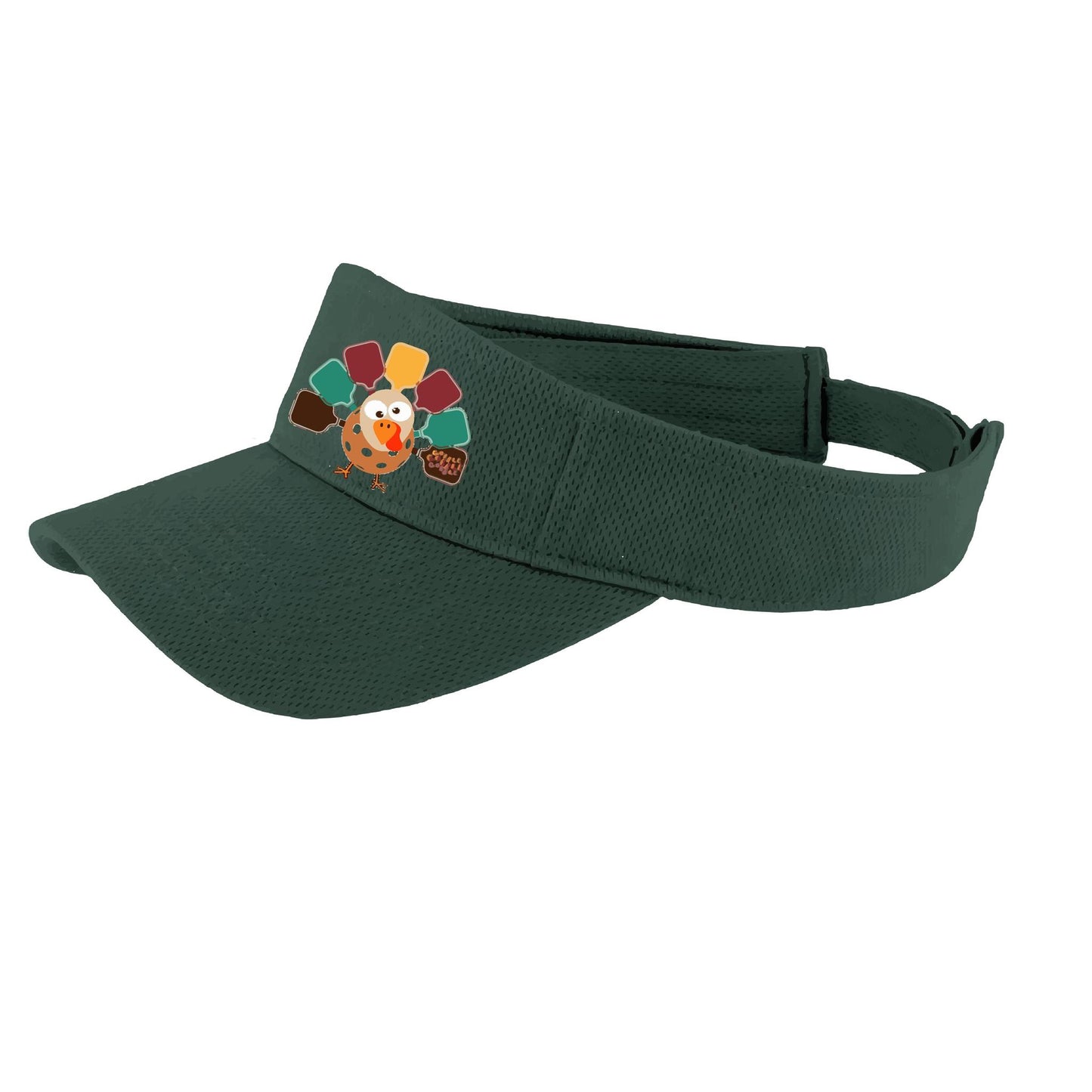 Turkey Pickleball | Pickleball Visors | Moisture Wicking 100% Polyester
