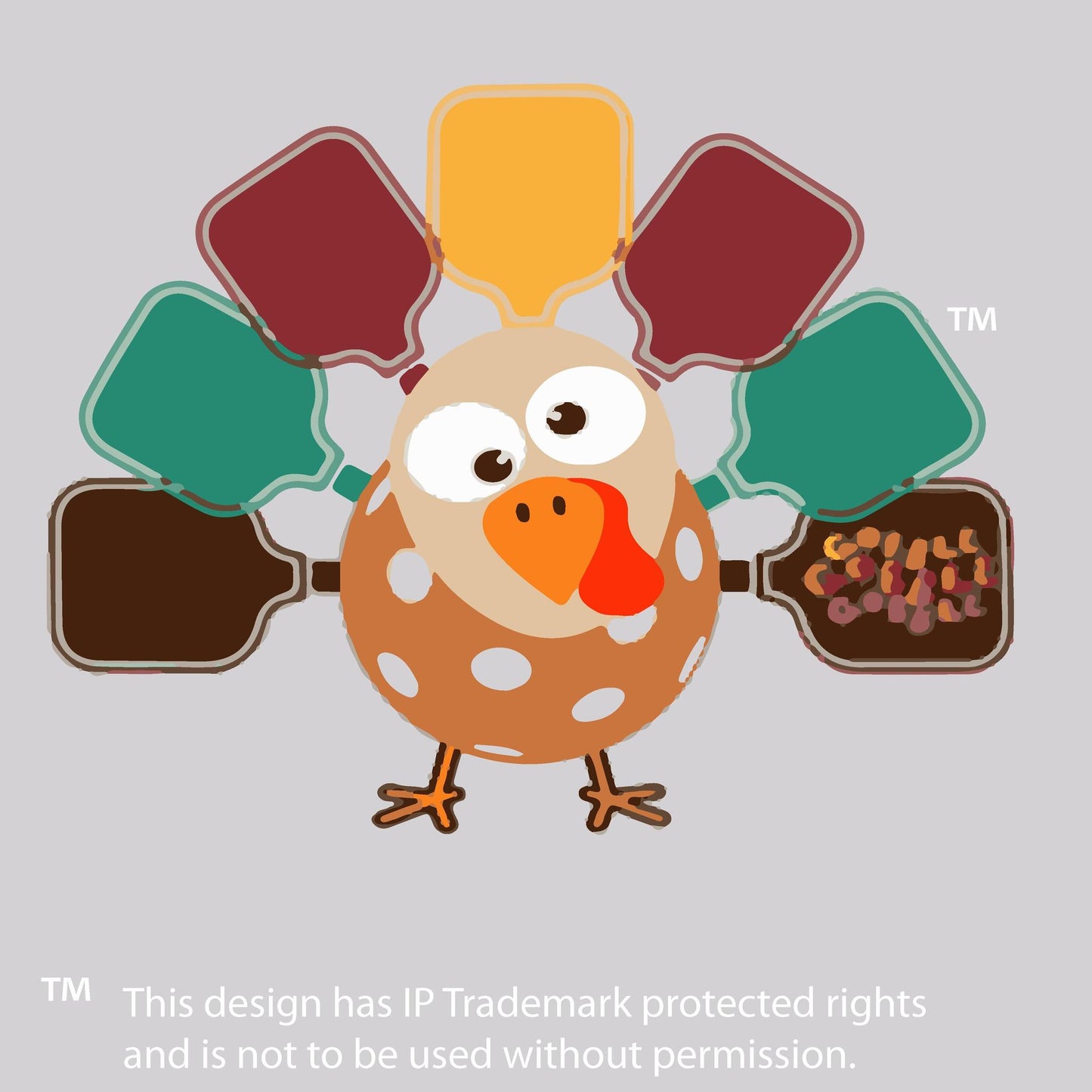 Turkey Pickleball | Pickleball Visors | Moisture Wicking 100% Polyester