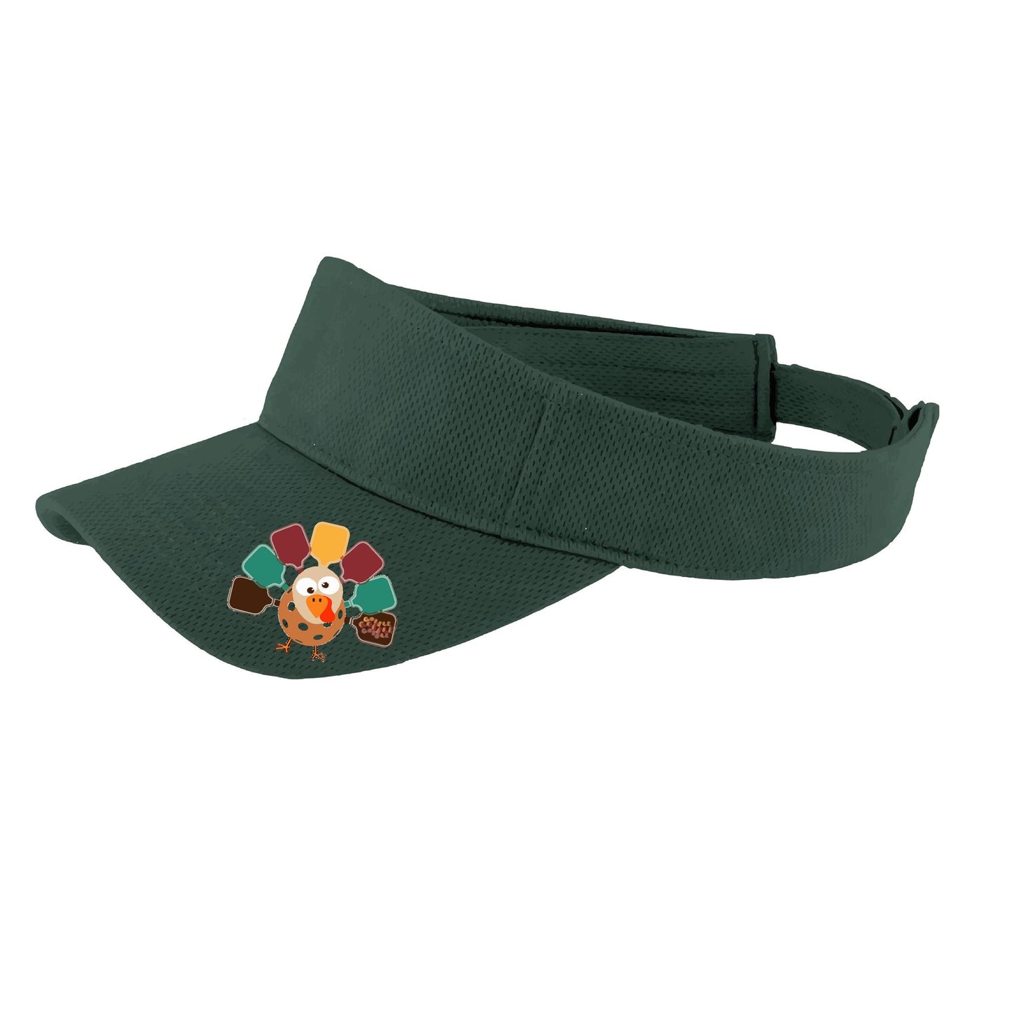Turkey Pickleball | Pickleball Visors | Moisture Wicking 100% Polyester