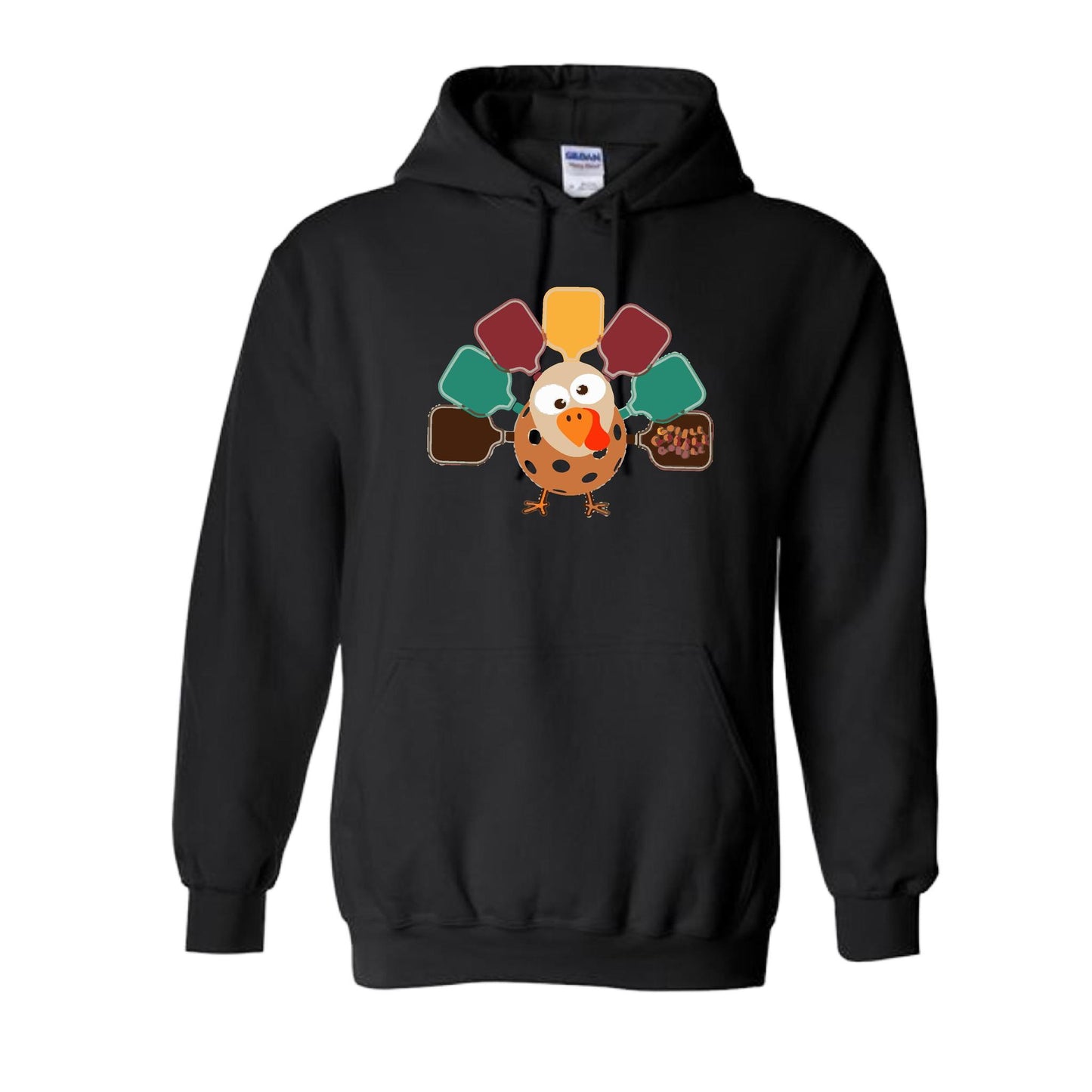 Turkey Pickleball | Unisex Hoodie Athletic Sweatshirt | 50% Cotton/50% Polyester