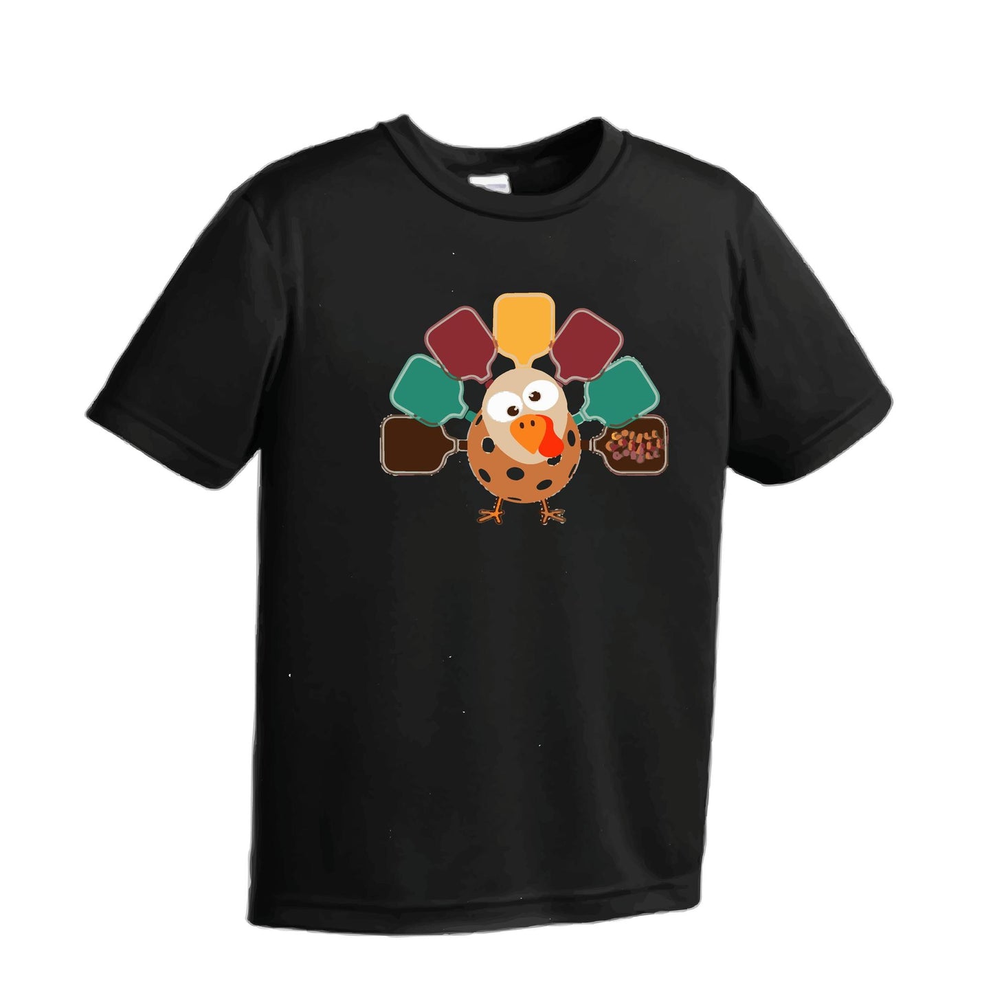 Turkey Pickleball | Youth Short Sleeve Pickleball Performance T-Shirts | 100% Polyester