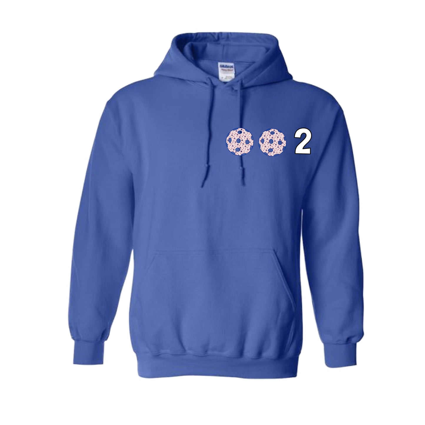 002 (Customizable 10 Pickleball Colors) | Unisex Hoodie Pickleball Sweatshirt | 50% Cotton 50% Polyester