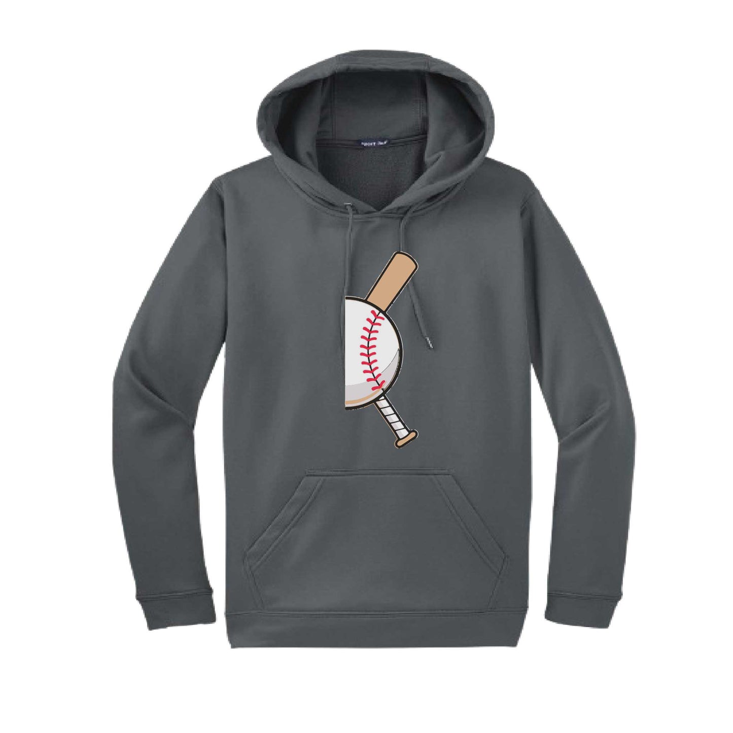 Curveball | Unisex Hoodie Athletic Baseball Sweatshirt | 50% Cotton/50% Polyester