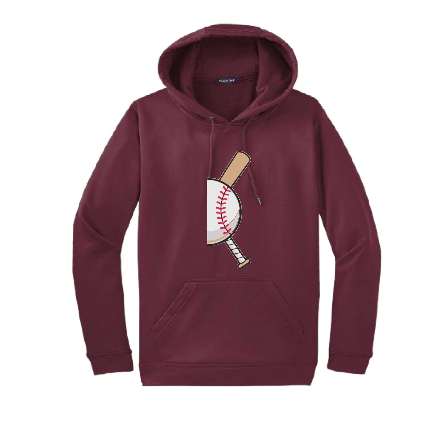 Curveball | Unisex Hoodie Athletic Baseball Sweatshirt | 50% Cotton/50% Polyester