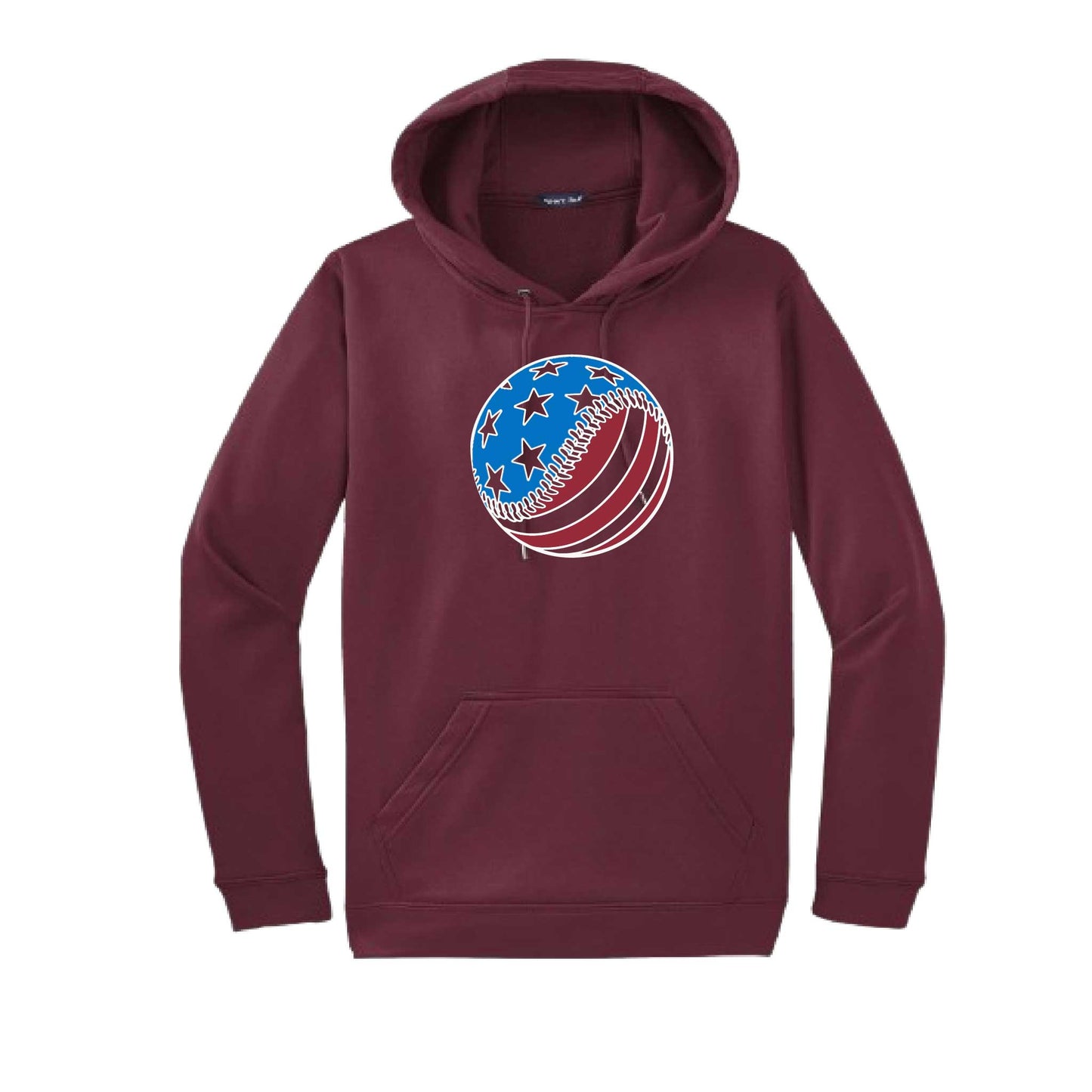 Fastball | Unisex Hoodie Athletic Baseball Sweatshirt | 50% Cotton/50% Polyester