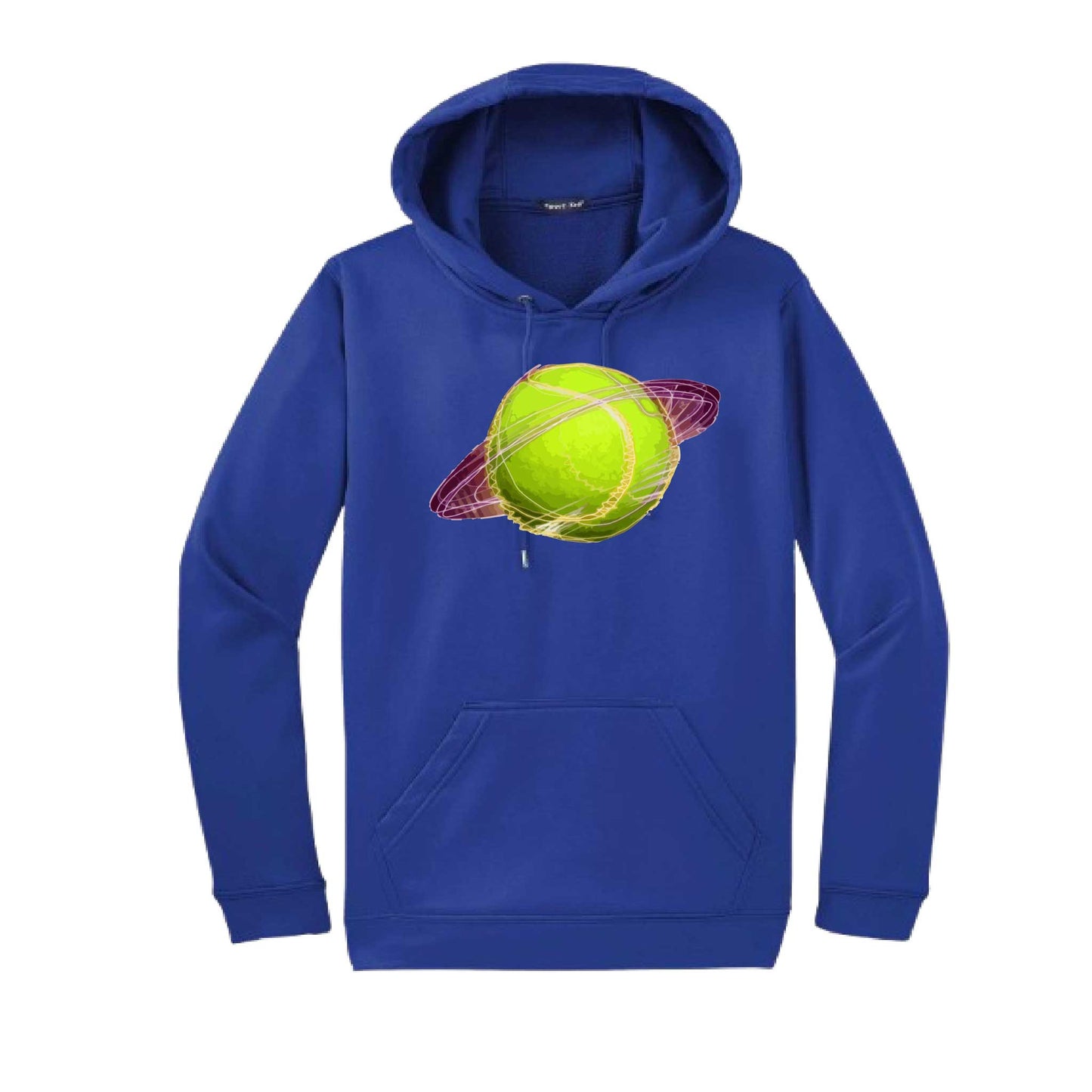 Galactic Tennis | Unisex Hoodie Athletic Tennis Sweatshirt | 50% Cotton/50% Polyester