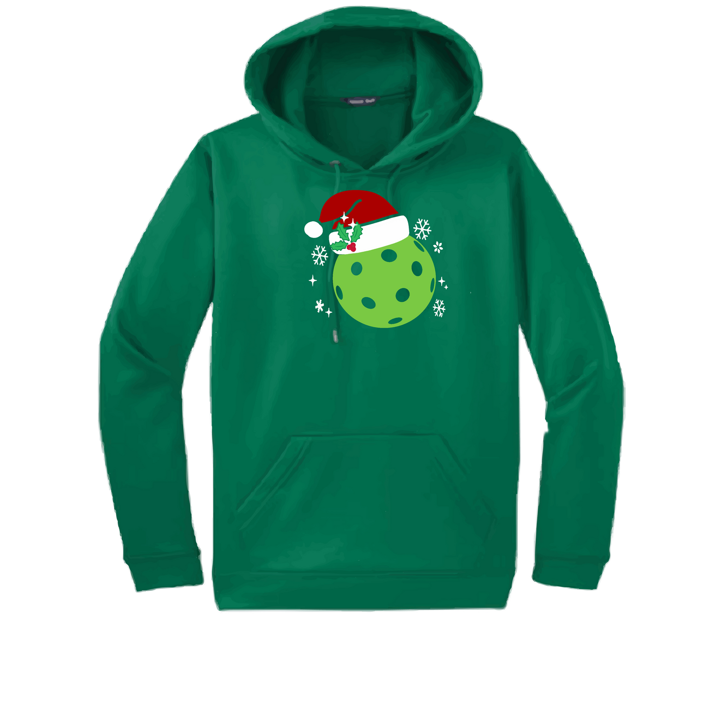 Santa Hat | Unisex Hoodie Athletic Sweatshirt | 50% Cotton/50% Polyester