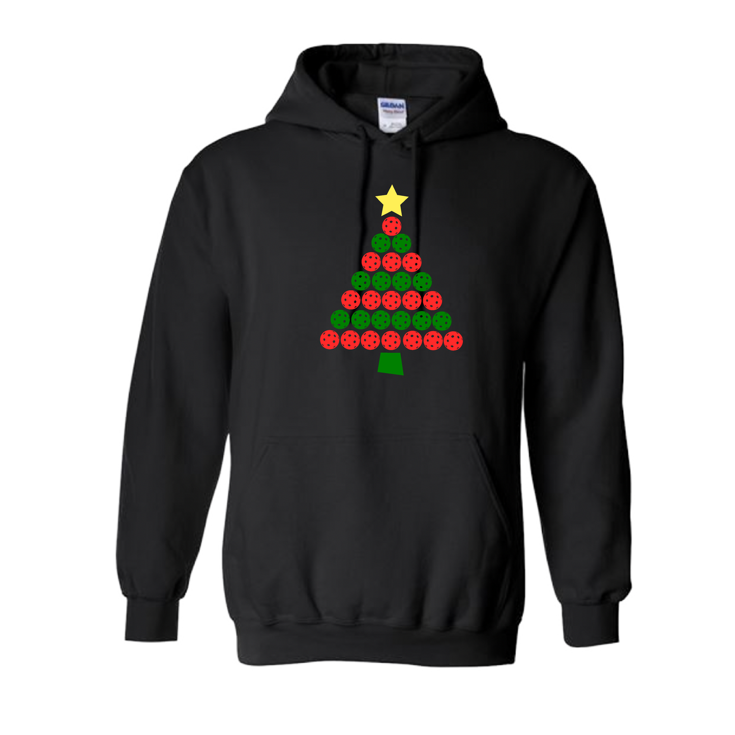 Christmas Tree | Unisex Hoodie Athletic Sweatshirt | 50% Cotton/50% Polyester