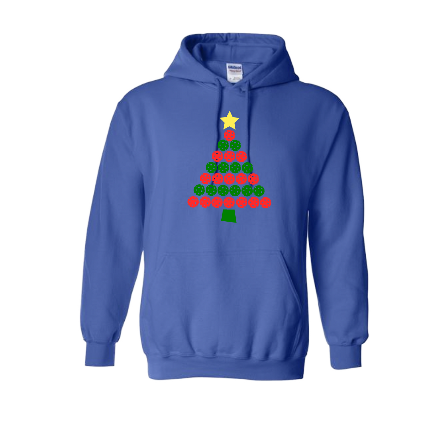 Christmas Tree | Unisex Hoodie Athletic Sweatshirt | 50% Cotton/50% Polyester