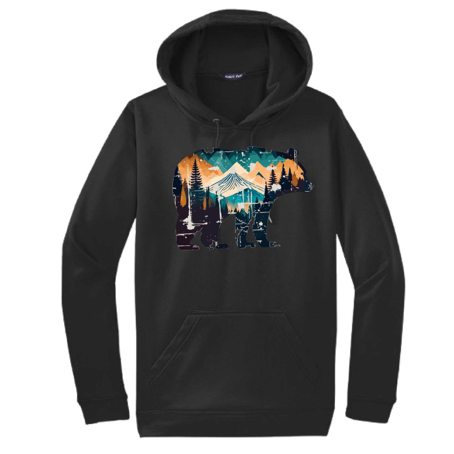 Bear Mountain | Unisex Hoodie Camping Sweatshirt | 50% Cotton/50% Polyester
