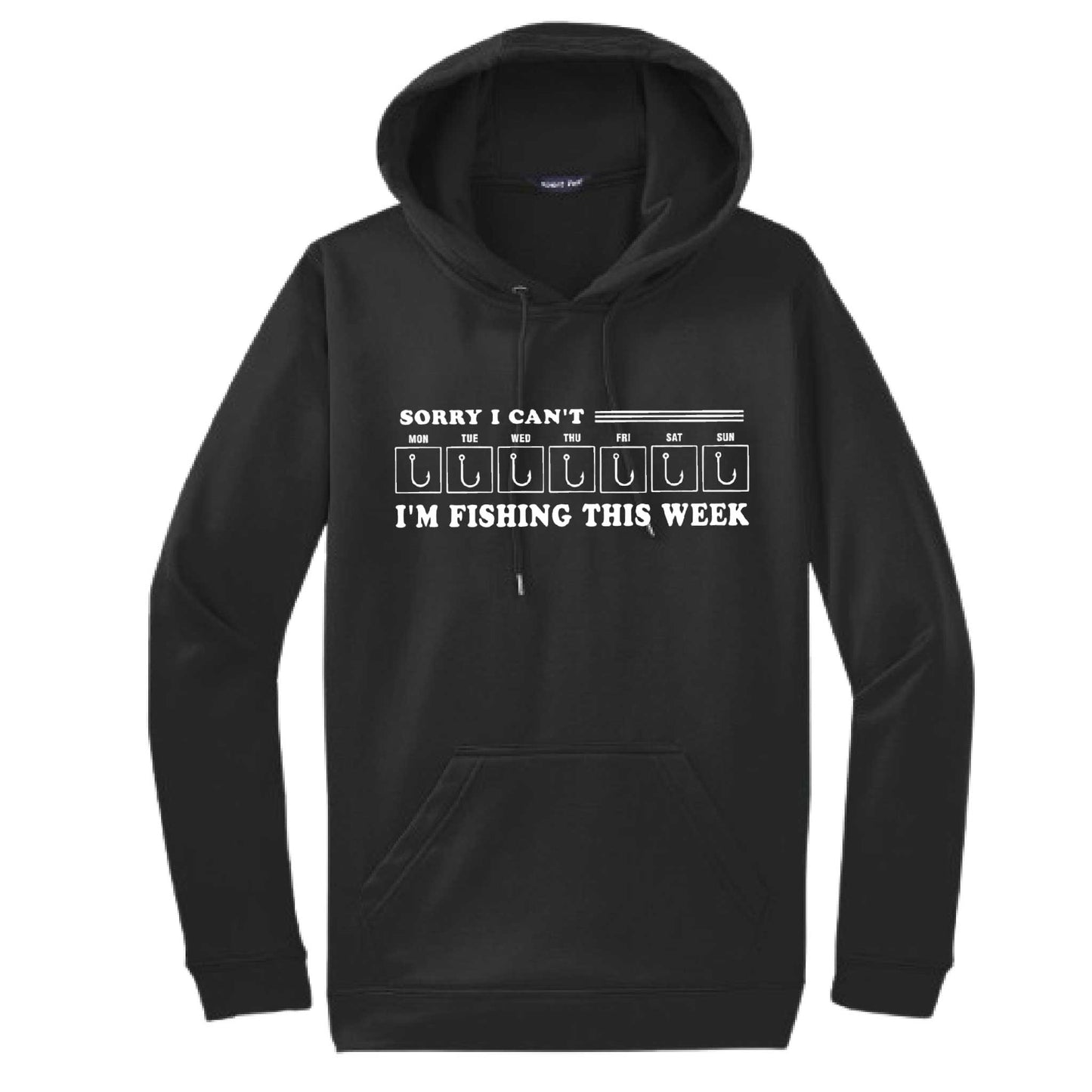 Sorry I Can't I'm Busy This Week Fishing | Unisex Hoodie Camping Sweatshirt | 50% Cotton/50% Polyester