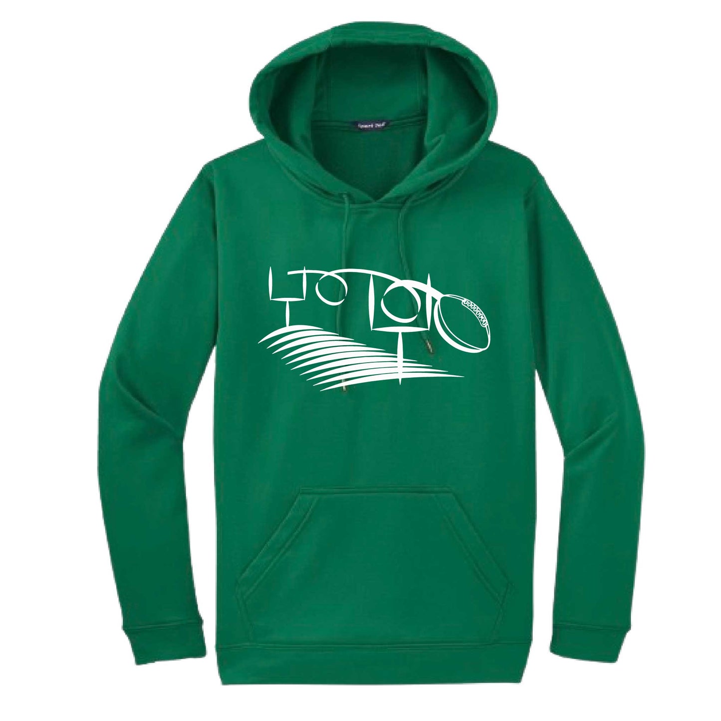 Football Field Goal | Unisex Hoodie Football Sweatshirt | 50% Cotton/50% Polyester