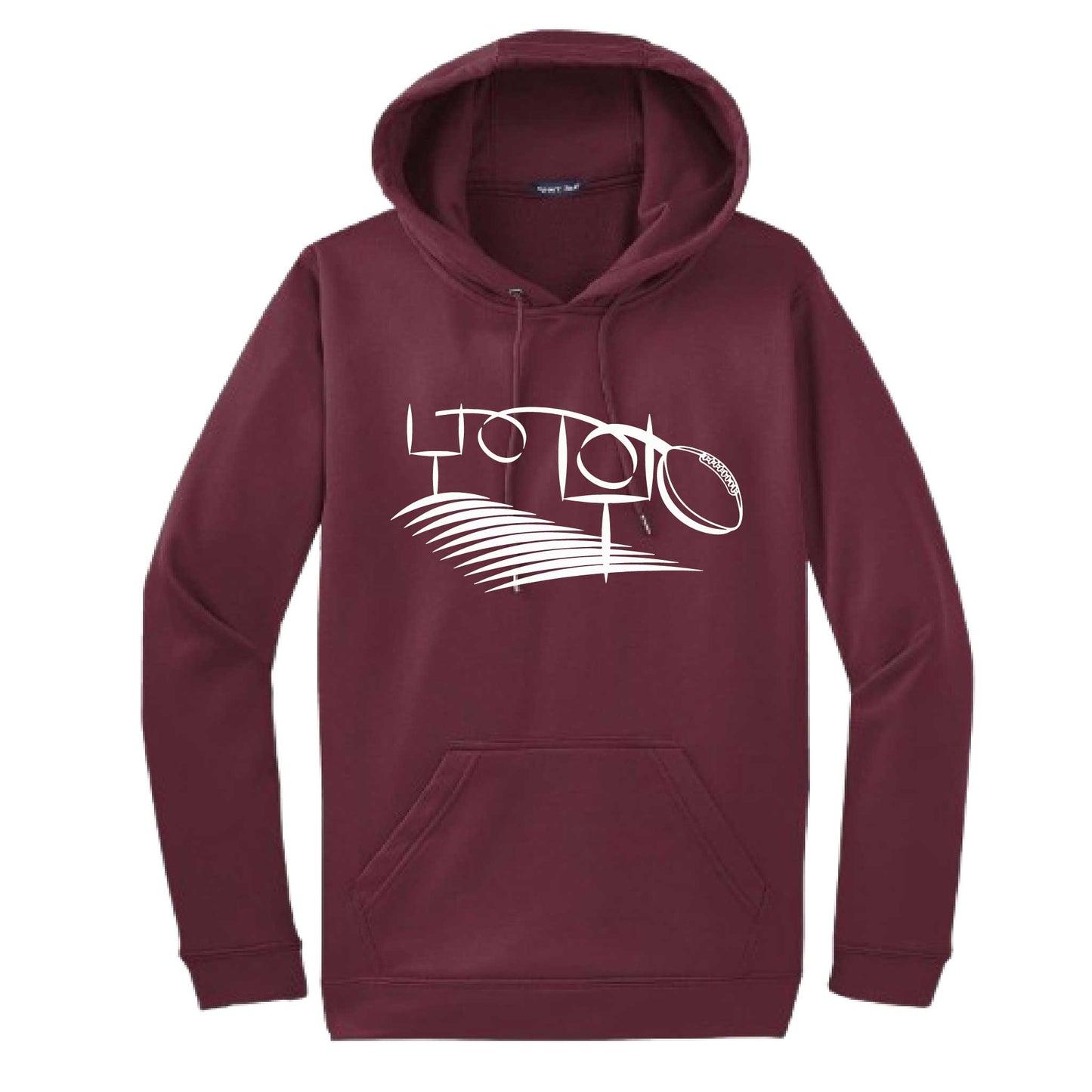 Football Field Goal | Unisex Hoodie Football Sweatshirt | 50% Cotton/50% Polyester