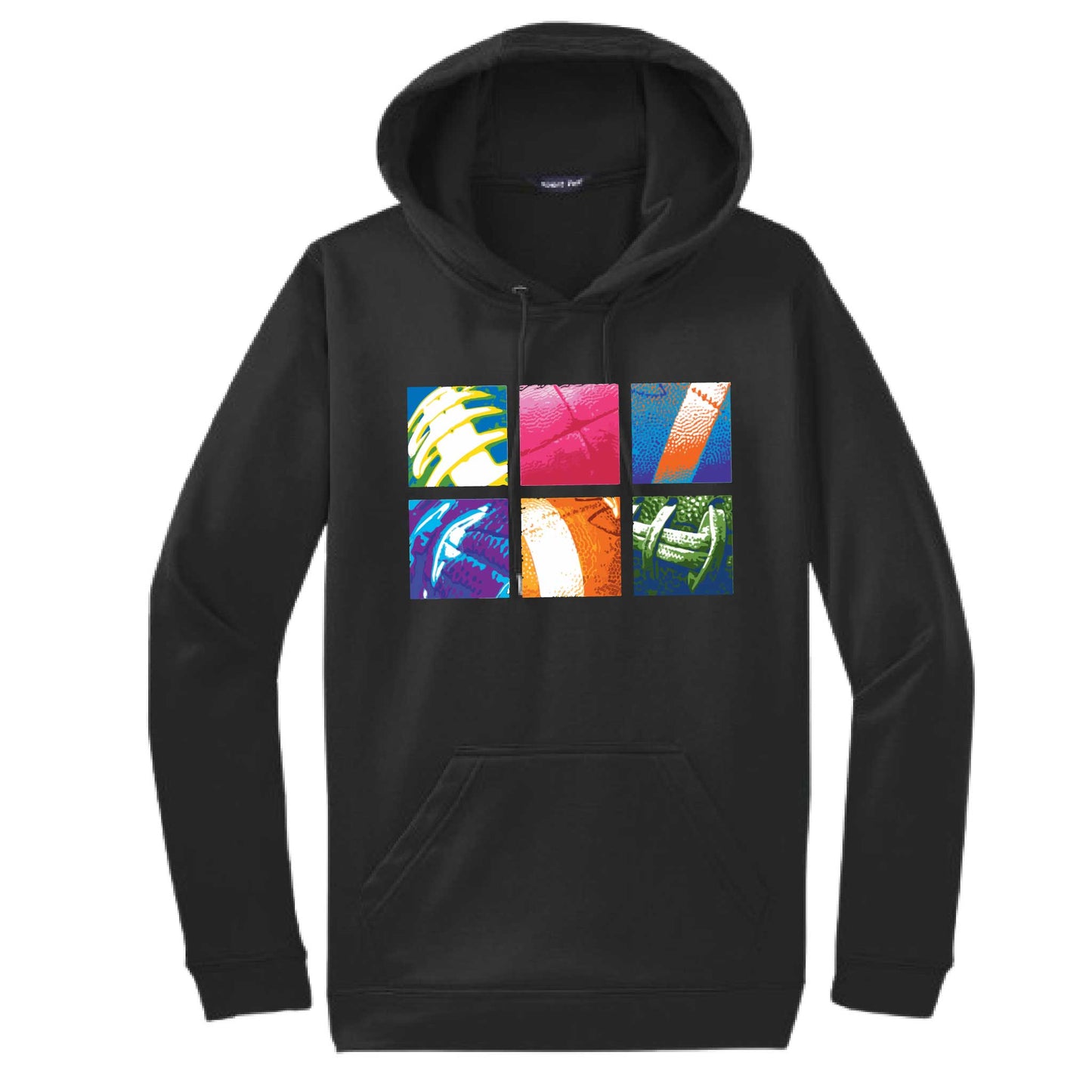 Football Squares | Unisex Hoodie Football Sweatshirt | 50% Cotton/50% Polyester