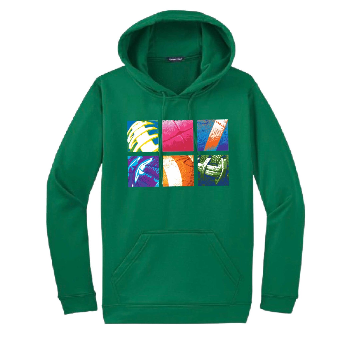 Football Squares | Unisex Hoodie Football Sweatshirt | 50% Cotton/50% Polyester