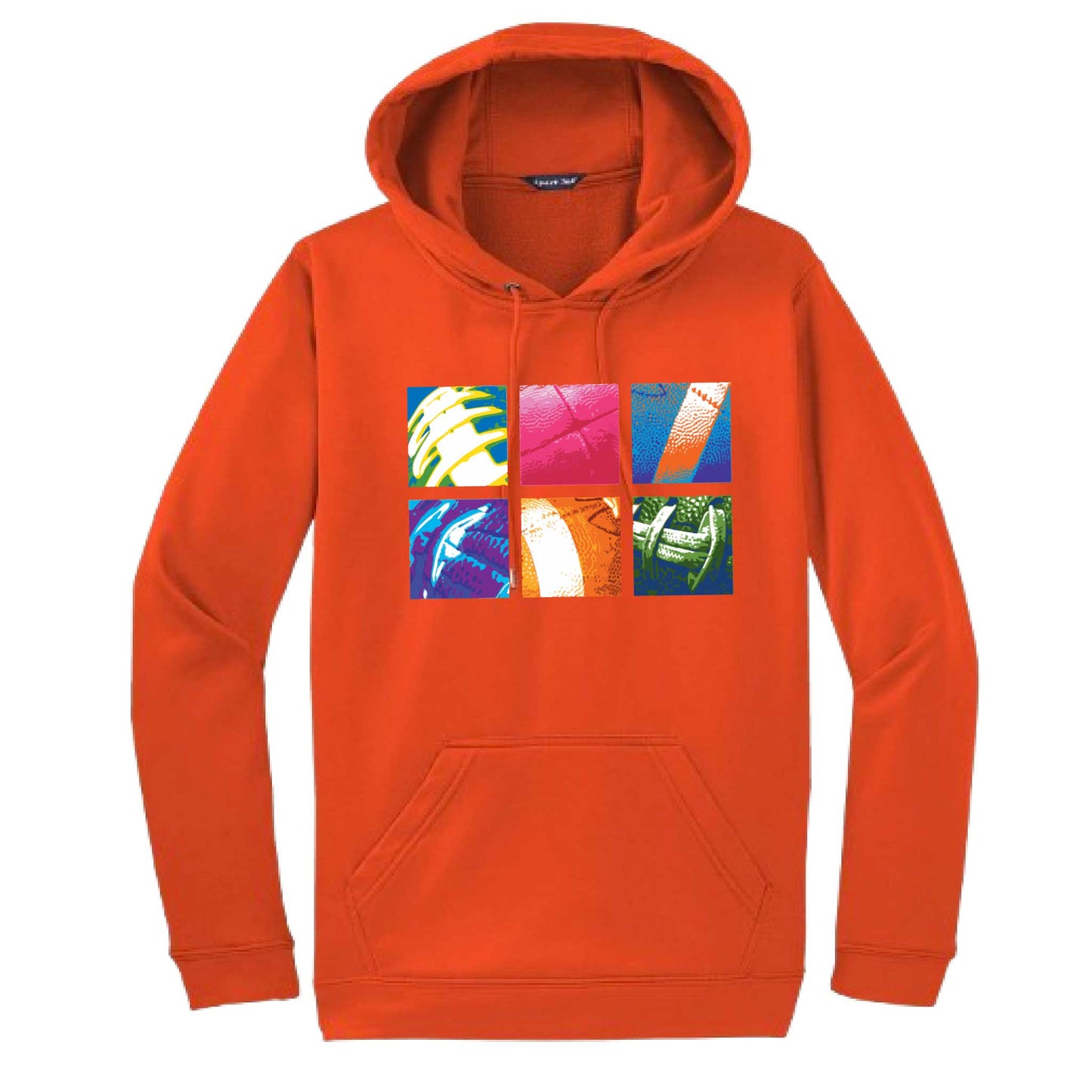 Football Squares | Unisex Hoodie Football Sweatshirt | 50% Cotton/50% Polyester