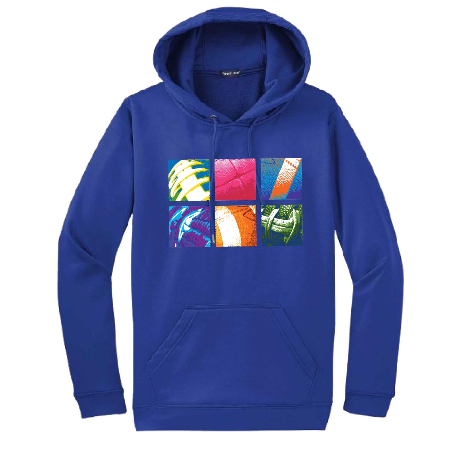 Football Squares | Unisex Hoodie Football Sweatshirt | 50% Cotton/50% Polyester