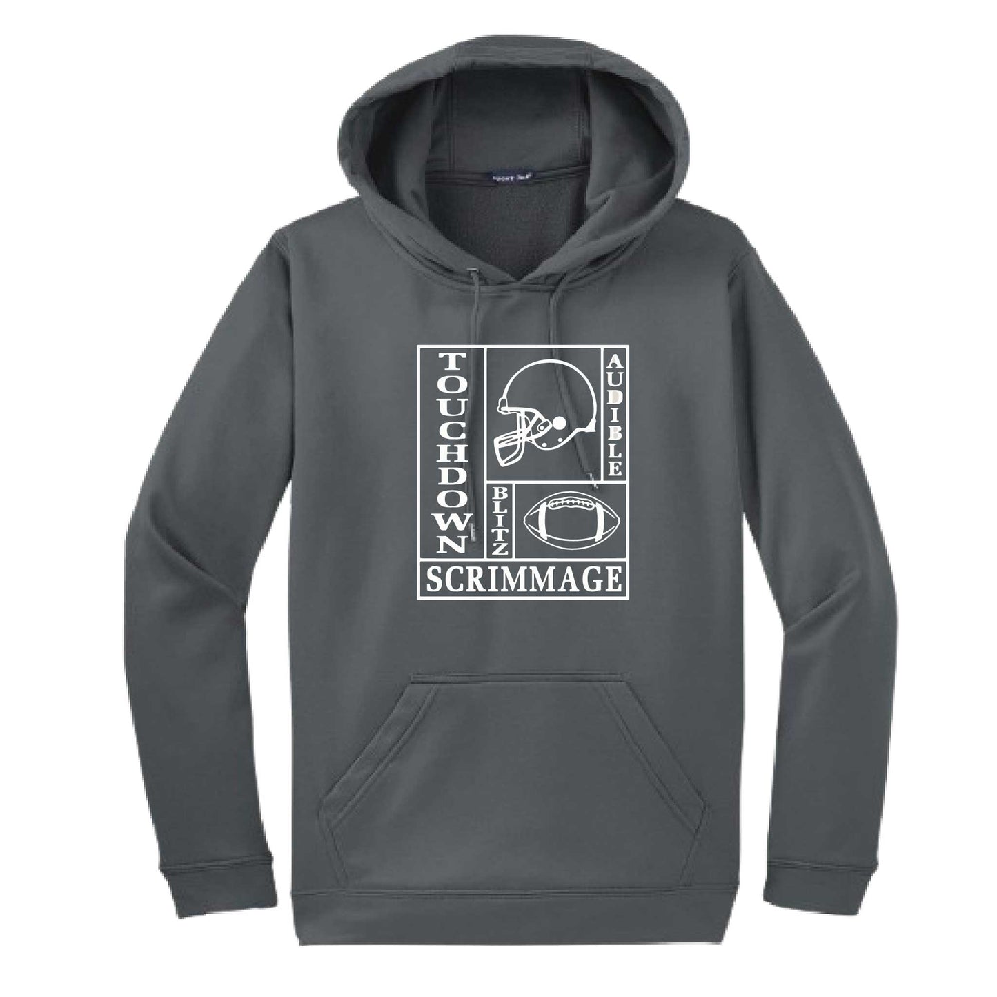 Football Zone | Unisex Hoodie Football Sweatshirt | 50% Cotton/50% Polyester