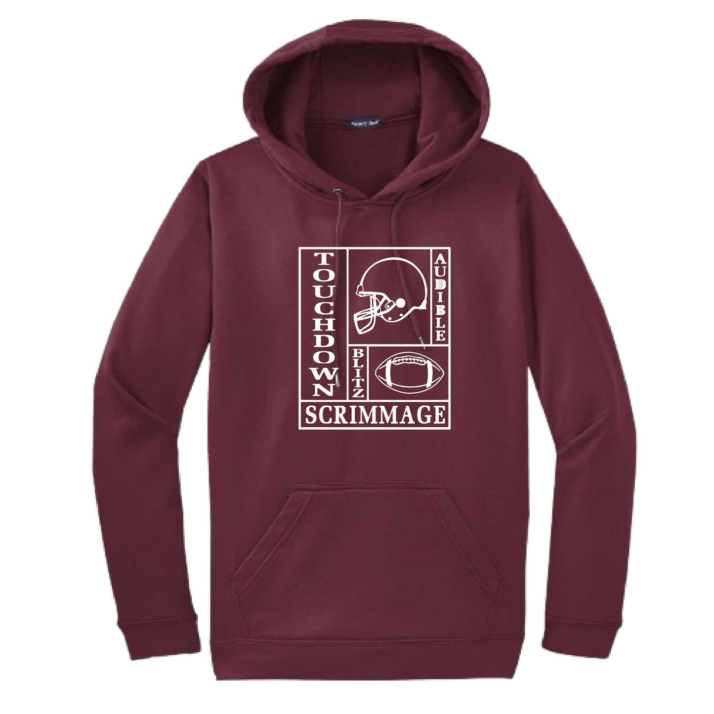 Football Zone | Unisex Hoodie Football Sweatshirt | 50% Cotton/50% Polyester