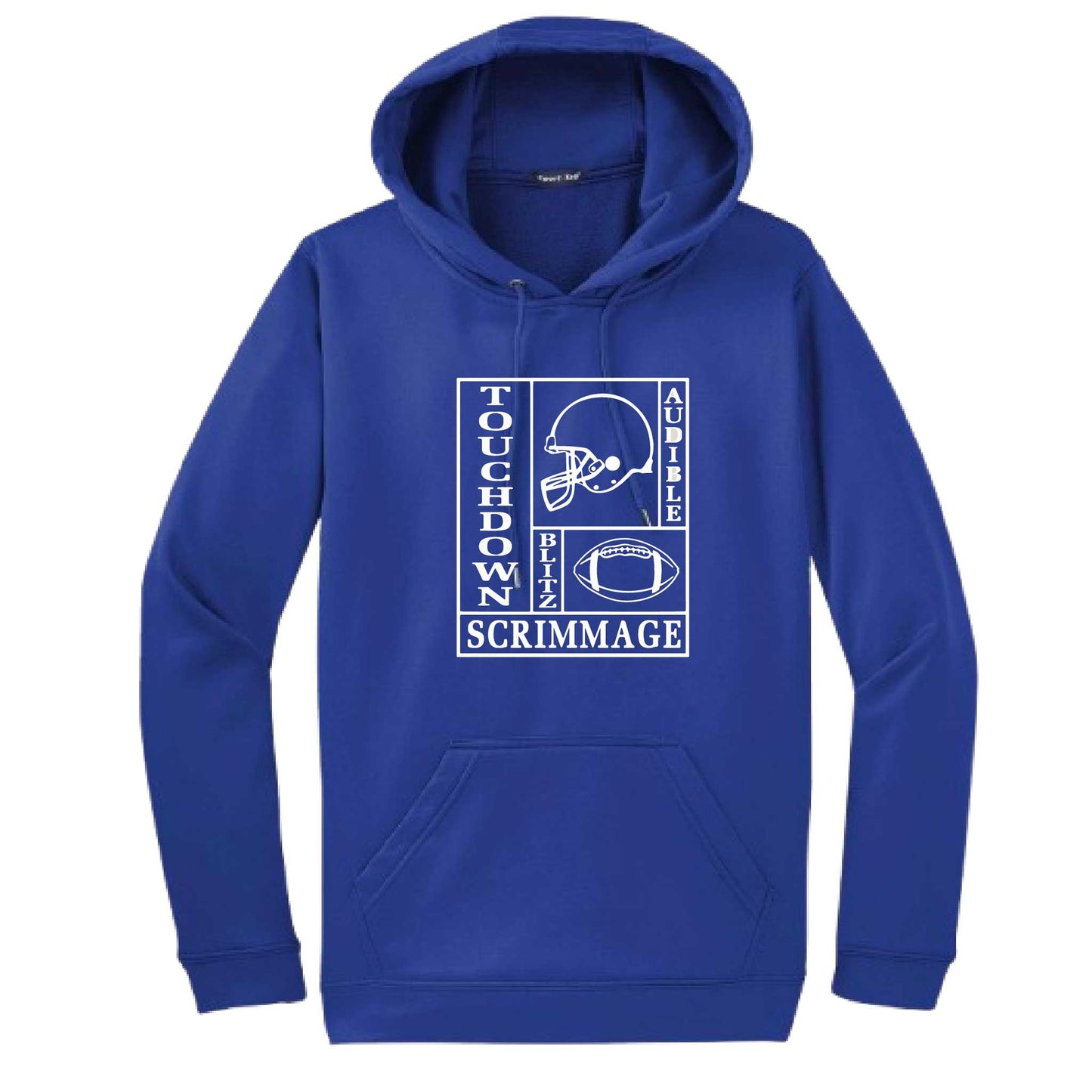 Football Zone | Unisex Hoodie Football Sweatshirt | 50% Cotton/50% Polyester