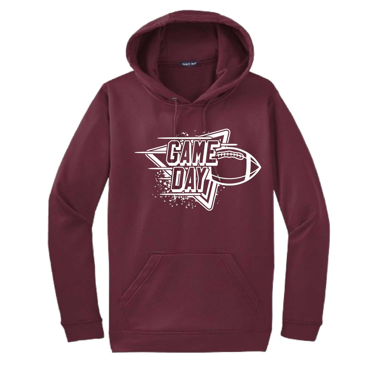 Football Game Day | Unisex Hoodie Football Sweatshirt | 50% Cotton/50% Polyester