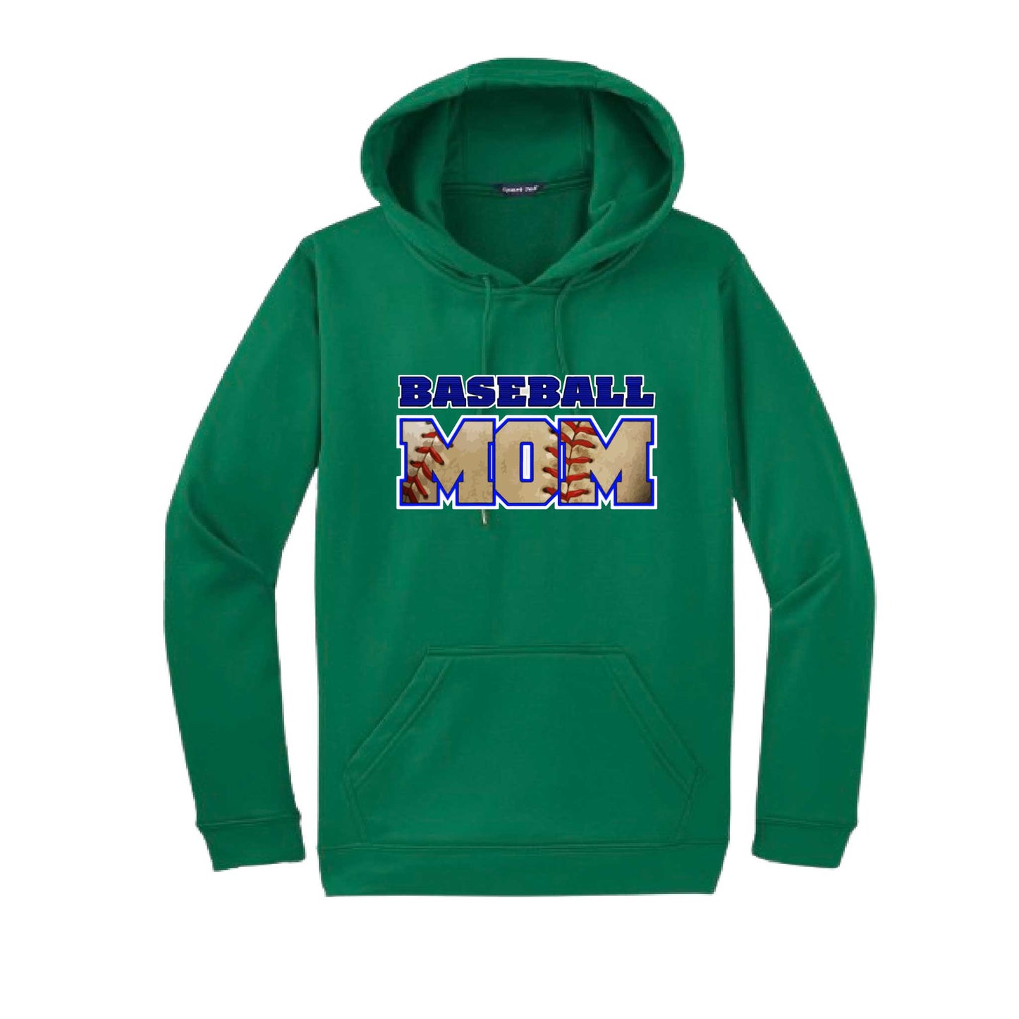 Baseball Mom | Unisex Hoodie Athletic Baseball Sweatshirt | 50% Cotton/50% Polyester