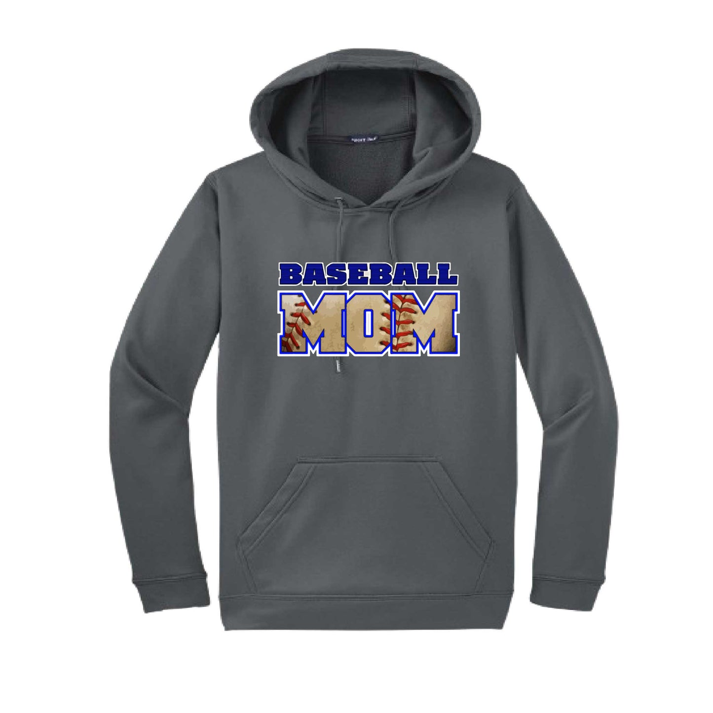 Baseball Mom | Unisex Hoodie Athletic Baseball Sweatshirt | 50% Cotton/50% Polyester