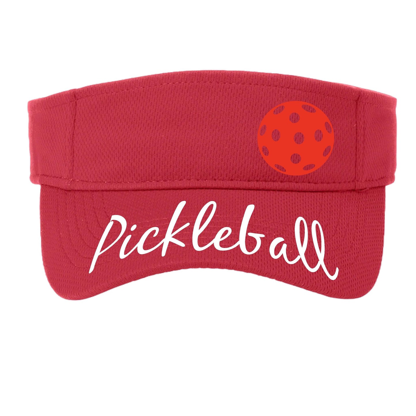 Uplifting Pickleball with Customizable Pickleballs | Pickleball Visors | Moisture Wicking 100% Polyester