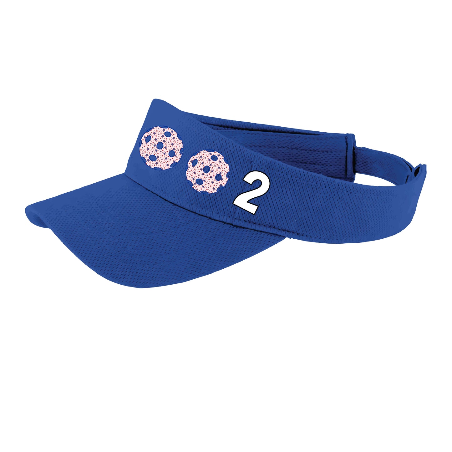 002 (Customizable 10 Pickleball Colors) | Pickleball Visors | Moisture Wicking 100% Polyester