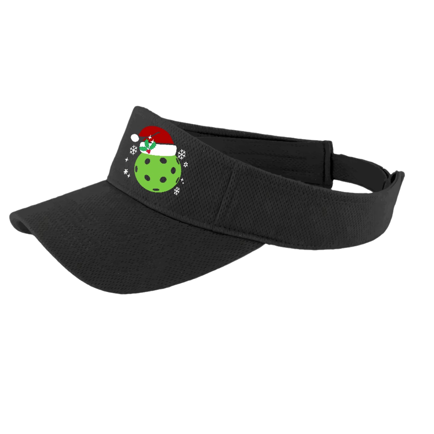 Santa Hat | Pickleball Visors | Moisture Wicking 100% Polyester