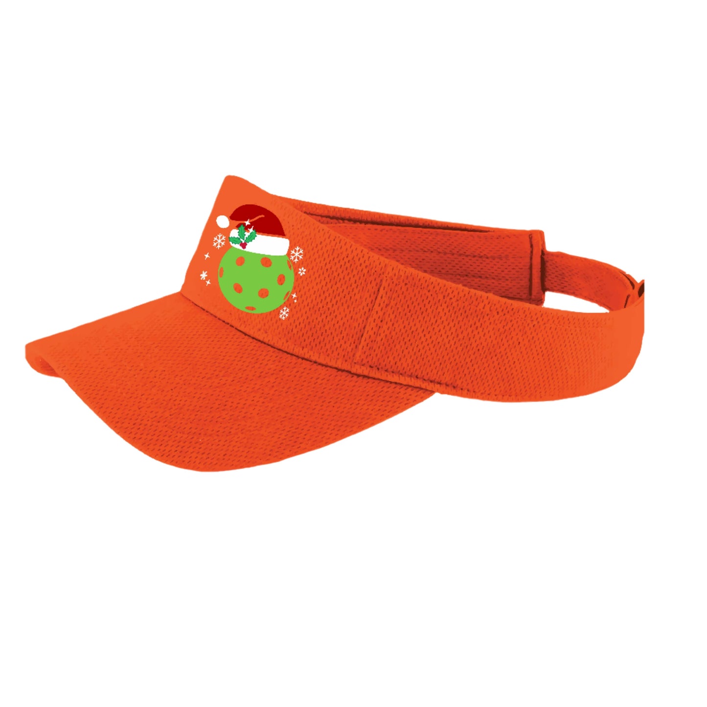 Santa Hat | Pickleball Visors | Moisture Wicking 100% Polyester