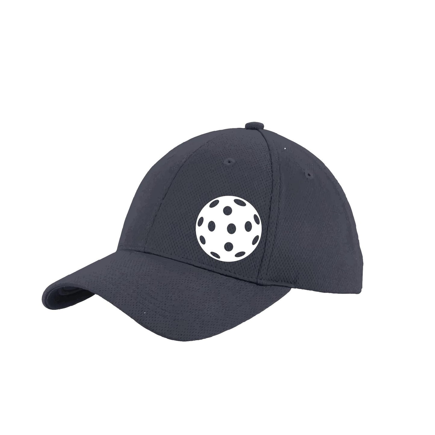 White Pickleball (Customizable) | Pickleball Hat | Moisture-Wicking 100% Polyester