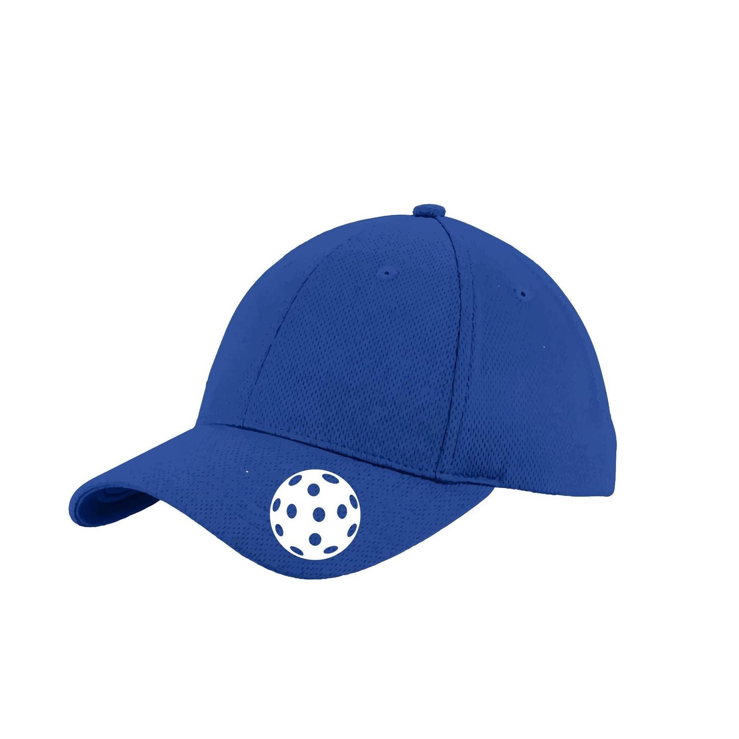 White Pickleball (Customizable) | Pickleball Hat | Moisture-Wicking 100% Polyester