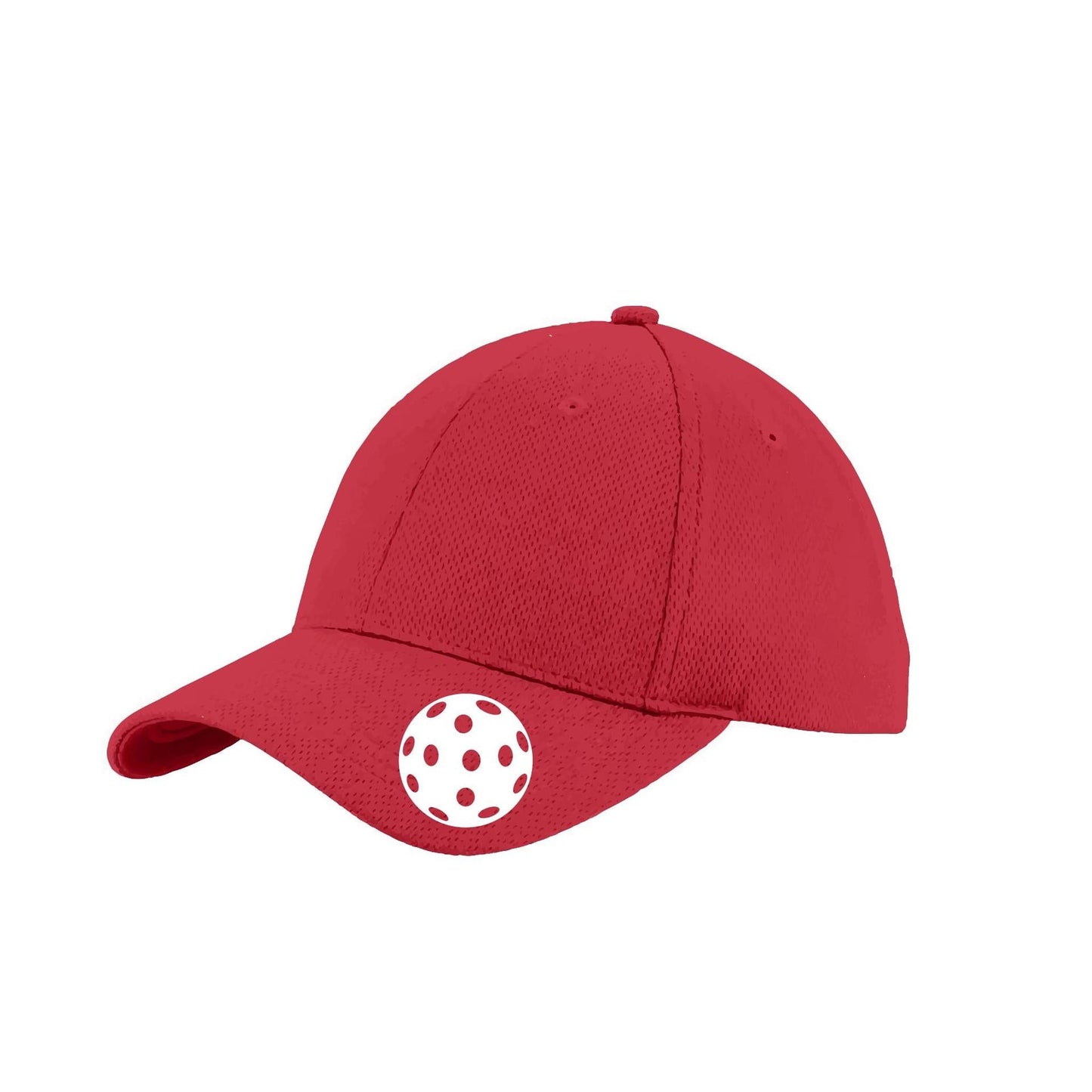 White Pickleball (Customizable) | Pickleball Hat | Moisture-Wicking 100% Polyester